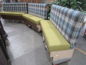 lot 101 image: CUSTOM MADE BOOTH SECTIONS