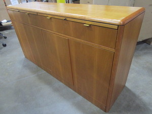 lot 139 image: NEVERS 4 BAY CREDENZA