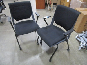 lot 161 image: TWO HAWORTH VERY MODEL SEMINAR CHAIRS