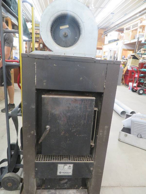 MONARCH WOOD BURNING ADD A FURNACE | LEFTY'S ON LINE AUCTION # 142 ESTATE  / PLUS | K-BID