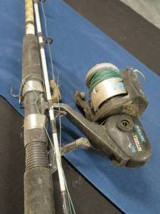lot 27 image: MITCHELL DEEP SEA FISHING POLE WITH REEL