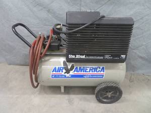 lot 52 image: 5 HP  20 GALLON COMPRESSOR