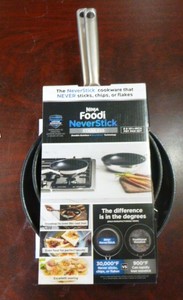 lot 23 image: NEW Ninja Foodi Never stick Stainless Fry Pan Set