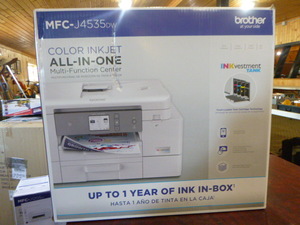 lot 33 image: NEW Brother Color Inkjet All-in-One Multi-Function Center