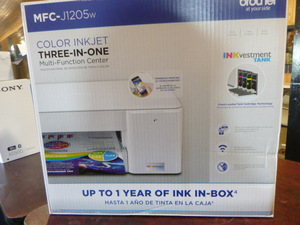 lot 34 image: NEW Brother Color Inkjet Three-in-One Multi-Function Center