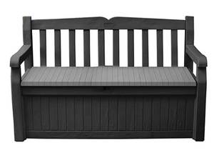 lot 49 image: NEW Keter Solana 70 Gallon Storage Bench