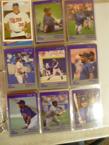 lot 72 image: 3-Ring Binder of Baseball Cards