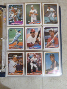lot 73 image: 3-Ring Binder of Baseball Cards