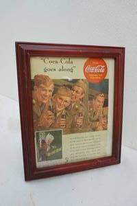lot 128 image: WW2 Coke ad