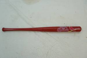 lot 163 image: Cardinals mini bat