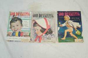 lot 177 image: Housekeeping magazines vintage