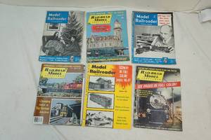 lot 178 image: vintage railroader magazines