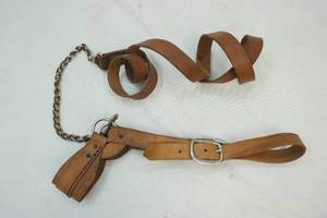 lot 209 image: Leather halter