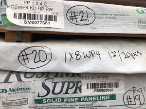 1x8x12 Tongue and Groove Outs