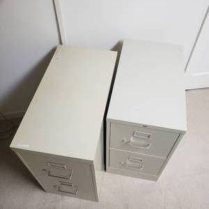lot 110 image: Pair of Utility Filling Cabinets