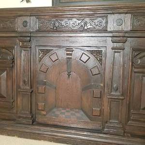 lot 9 image: Stunning Ebony William A.  French Furniture Buffet