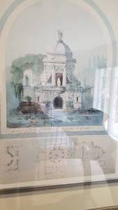 lot 13 image: Architectural Rendering Framed Print