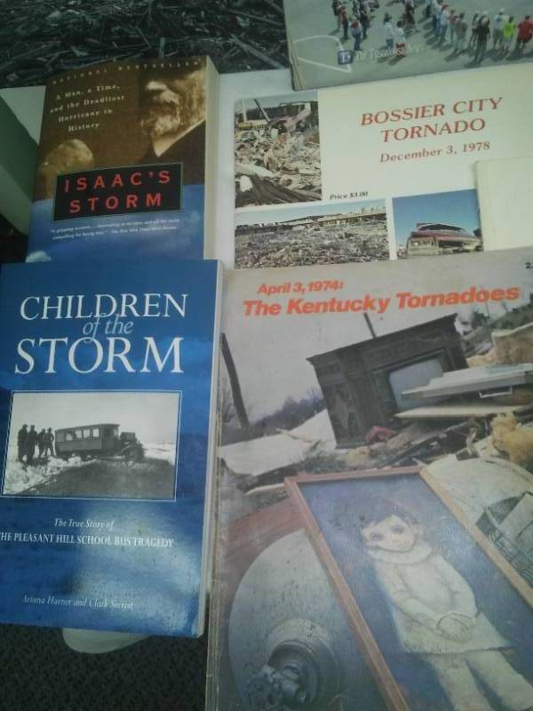 Tornado Books and 1 DVD. & more Tornado books