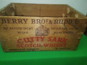 Berry Bros. Cutty Sark Crate (17 x 12 x 9)