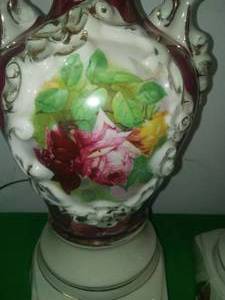 Vintage porcelain lamps,