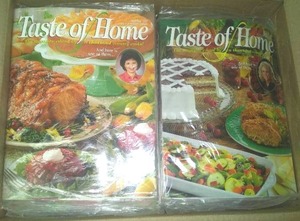 A Taste of Home magazines and more.