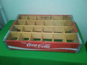 Red Coca-Cola Coke 24 bottle case.