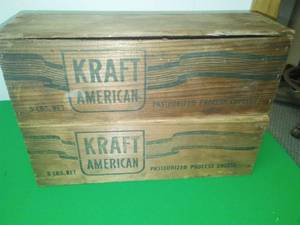 (2) Kraft American cheese boxes. 5lbs.