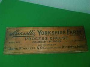 Morrells 5lbs cheese box. Yorkshire Farm Brand.