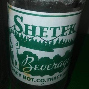 2 Shetek Beverage Bottles Tracy MN.