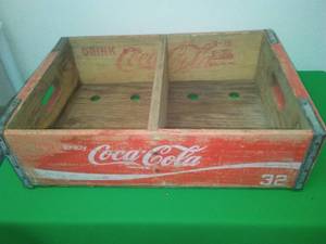 Coca Cola Coke Wood Crate Case 32