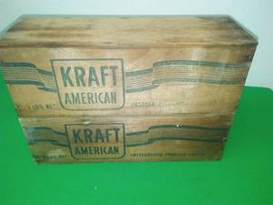 2 Kraft Cheese boxes