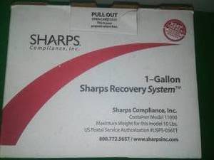 Sharps One Gallon Recovery System � New in Box.