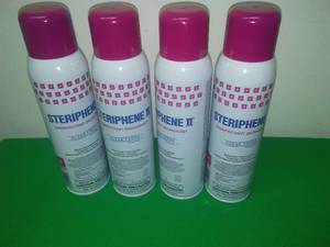 4 Steriphene II deodorizer disinfectant Spray cans.