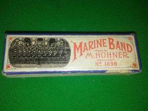 Hohner Harmonica Marine Band. Germany, No. 1896 in factory box.