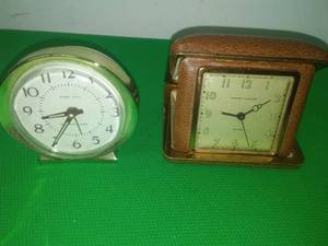 2 Portable alarm clocks - Baby Ben and Phinney & Walker