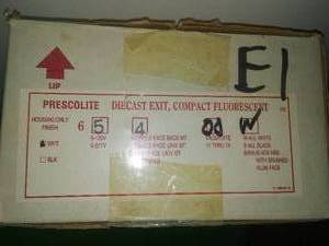 Exit sign � complete.