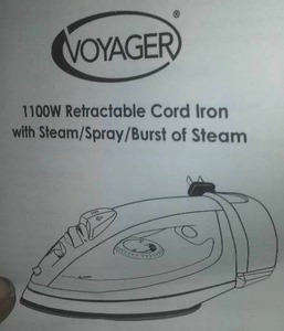 Electric Iron, NEW in box, Courtesy Products