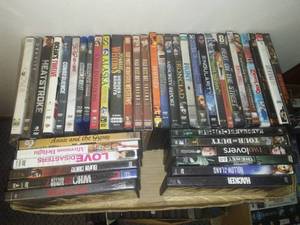 DVD & VHS tapes.