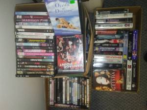 DVD & VHS tapes.