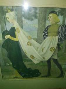 The Young Queen and her page by Marianne Stokes Wynne Adamson 1894. Great story (18.5 x 17.25)