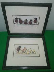 2 Duck mallard Prints- Art LeMay The Boys (15.5 X 12.5)