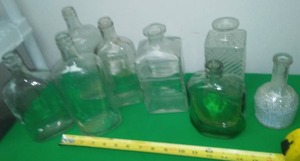 Antique Liquor bottles.