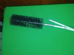 Vent Cleaning brush tool (3 x 4inch) 8 ft Length.
