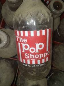The Pop Shoppe Bottles- 43, 2 red Crates Barn Fresh