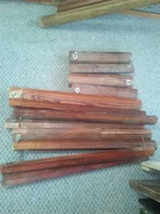 (12) Oak table legs (8 - 29 inch) x (4 -15 inch)