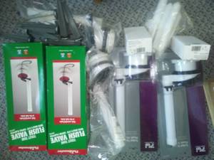 (6) toilet valve replacements