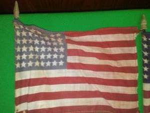 (4) 48 Star American Flags