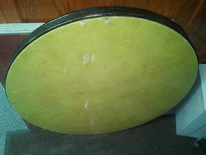 Round Card Table Vintage and nice 35.5 Durham #5135