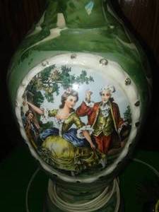 Vintage Lamp with accenting dcor