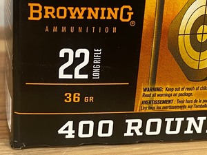 (1) Box Browning .22LR